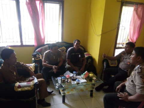 Sambang Panitia Kecamatan, Polsek Kaur Utara Koordinasi Kesiapan Pemilu