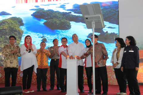 Mendes PDTT Launching Program Desa Terang di Kabupaten Kepahiang