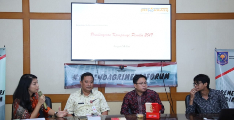 Kemendagri Media Forum edisi Jum'at (8/02/2019) di Press Room Kemendagri, Jakarta Pusat