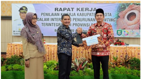 Penerimaan Penghargaan Oleh Wabup Bengkulu Utara