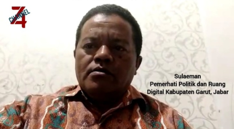 Pemerhati Politik dan Ruang Digital Kabupaten Garut, Jabar, Sulaeman