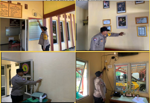 Polres Kaur dan Polsek Jajaran Cek Istalsi Listrik Mako, Cegah Konsleting Listrik 