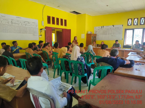 Polsek Padang Guci Hulu Hadiri Rapat Persiapan Pelaksanaan HUT RI Ke-78 Tahun 2023 