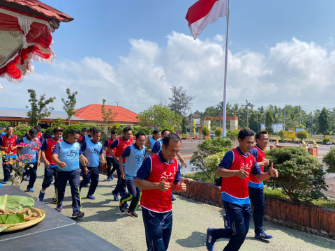 Polres Kaur Gelar Kegiatan Kesampataan Jasmani Periode II Tahun 2023 