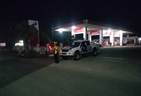 Antisipasi Gangguan Kamtibmas, Polres Kaur Gelar Patroli di Jalan Lintas