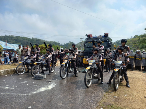 Persiapan Pemilu 2024, Polres Kaur Gelar Sispamkota 