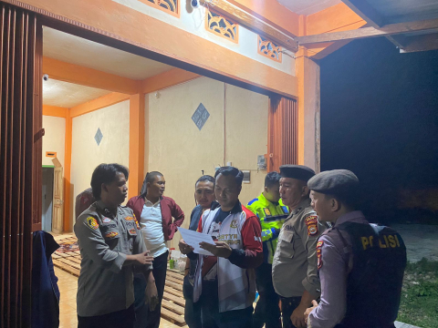 Polres Kaur Laksanakan Giat Patroli KRYD Gabungan Piket Fungsi Di Kantor Bawaslu