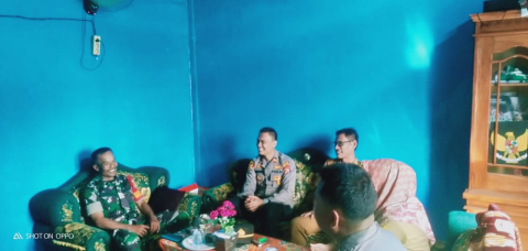 Gelar Cooling System Dengan Perangkat Desa Polsek Ketahun Ciptakan Situasi Aman dan Kondusif