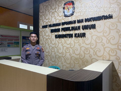 Antisipasi Kejadian Yang Tidak Diinginkan, Polres Kaur Laksanakan Pengamanan Kantor KPUD Kaur