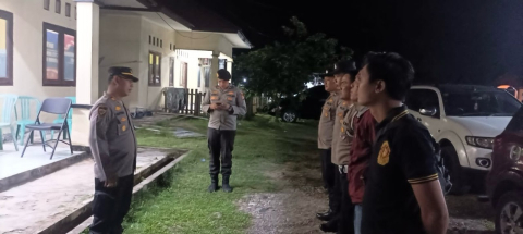 Pengamanan Kampanye Calon DPD RI, Polres Kaur Gelar Apel dan Pengecekan Personel 