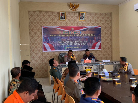 Kesiapan Pengamanan Nataru, Polres Kaur Gelar Rakor Lintas Sektoral 