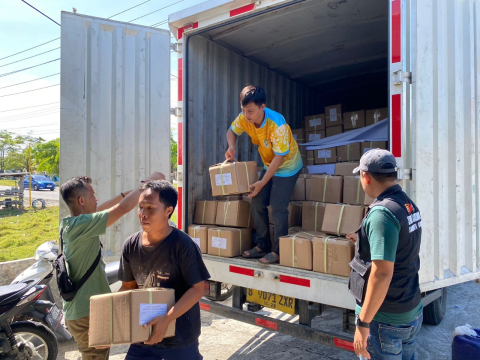 Polres Kaur Lakukan Pengamanan Kedatangan Surat Suara DPD Kabupaten Kaur