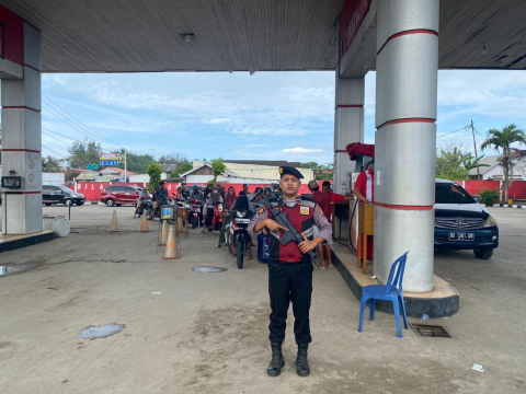 Cegah Aksi Kriminal, Sat Samapta Polres Kaur Patroli di Seputaran Wilkum 