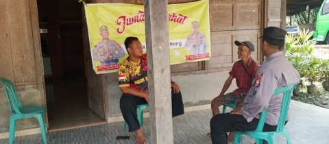 Jumat Curhat Bersama Tokoh Masyarakat, Polsek Muara Sahung Tampung Aspirasi dan Sampaikan Imbaun Kamtibmas