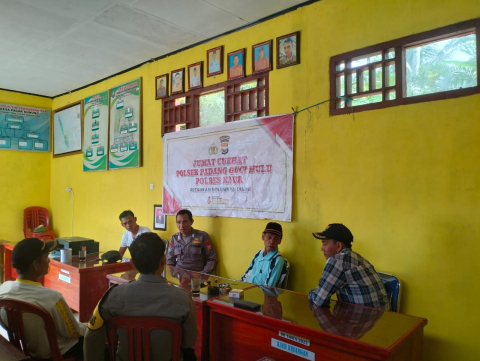 Tingkatkan Pelayanan Terhadap Masyarakat Serta Mendengar Keluh Kesah Masyarakat, Polsek Padang Guci Hulu Gelar Jumat Curhat