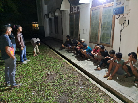 Cipta Kondisi Jelang Pemilu, Polres Kaur Patroli Gabungan  