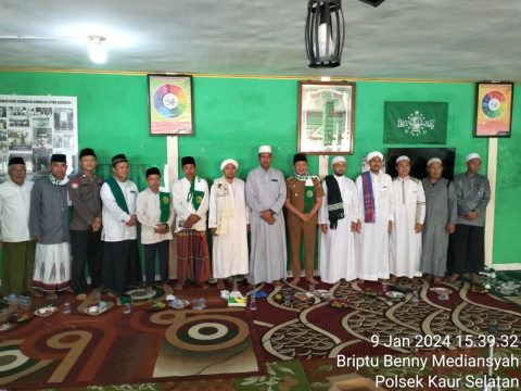 Personel Polsek Kaur Selatan Hadiri Haul Ke II Yayasan As-SHABA