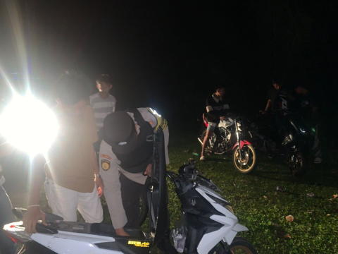 Piket Yanmas Polsek Kaur Utara Patroli KRYD dalam Rangka Antisipasi Tindak Pidana 3C 