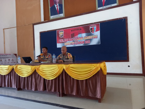 Polres Kaur Laksanakan Penilaian dan Standar Akreditasi Semester II oleh Bid Propam Polda Bengkulu