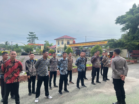 Pimpin Apel, Kabag SDM Polres Kaur Berikan Arahan dan Motivasi kepada Casis Bintara dan Tamtama 