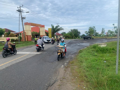 Sat Lantas Polres Kaur Gatur Lalin Pagi Hari, Bentuk Pelayanan kepada Masyarakat Guna Mewujudkan Kamseltibcar Lantas