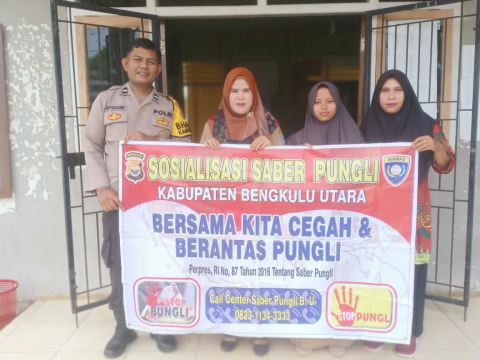 Guna Cegah Pungutan Liar Bhabinkamtibmas, Polsek Kerkap Rutin Sosialisasikan Saber Pungli di Desa Batu Roto 