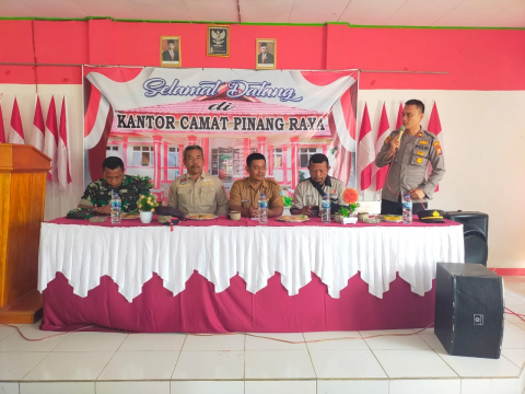 Kapolsek Ketahun Laksanakan Apel Siaga dan Berikan Pembekalan Pada Satlinmas Pinang Raya