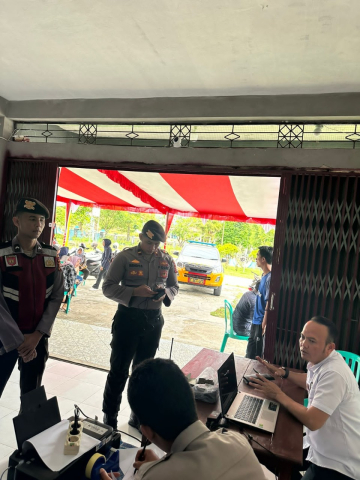 Polres Kaur Patroli Dialogis Presisi Seputaran Kantor KPUD, Kantor Bawaslu, Gudang Logistik Dalam Rangka OMB 