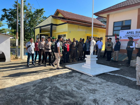 OMB Nala 2023, Polres Kaur Patroli Pengamanan di Kantor Bawaslu 