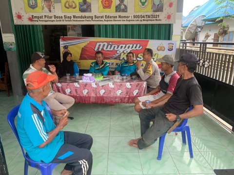 Minggu Kasih Polsek Kaur Utara Dengarkan Keluhan Warga di Desa Talang Jawi II  