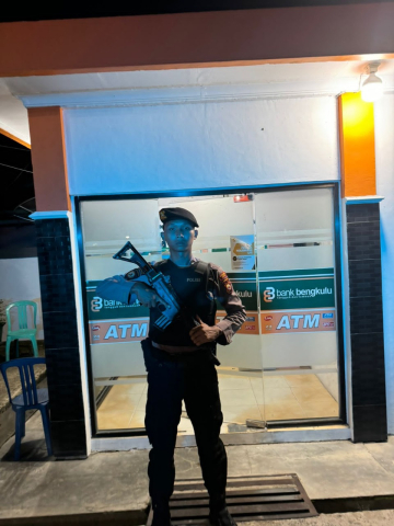 Patroli Pengecekan Objek Vital, Sat Samapta Polres Kaur Lakukan Pengamanan 