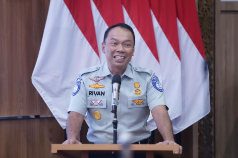 Jasa Raharja Turut Berperan Aktif Bersama Korlantas Polri Wujudkan  Kamseltibcarlantas dalam World Water Forum ke-10 di Bali