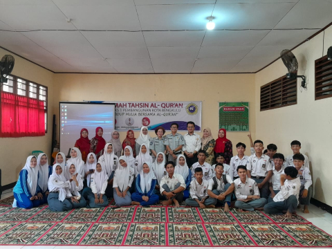 Jasa Raharja Samsat Kota Bengkulu Mengajak SMKS1 Pembangunan Kota Bengkulu Peduli Keselamatan Siswa