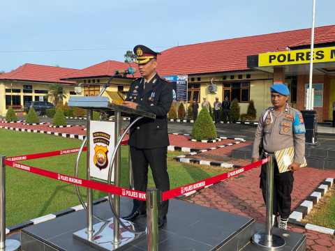 Polres Mukomuko Gelar Upacara Peringatan Hari Lahir Pancasila 