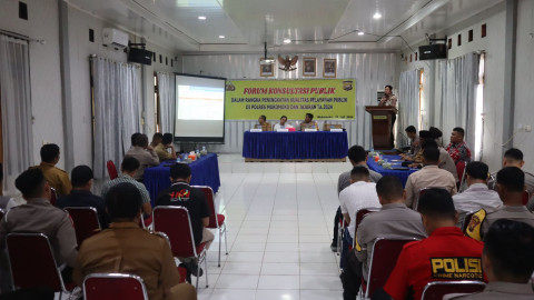 Polres Mukomuko Gelar Rapt Forum Konsultasi Publik, Tingkatkan Citra Polres yang Humanis