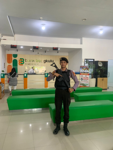 Cek Objek Vital, Sat Samapta Polres Kaur Cegah Gangguan Kamtibmas Seputaran Wilkum 