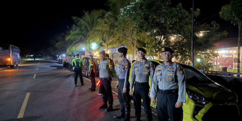 Polres Mukomuko Laksanakan Pengamanan Kampanye Pilkada 2024