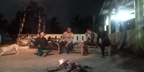  Sambang dan Tatap Muka Bhabinkamtibmas Polsek Bermani Ulu di Desa Purwodadi
