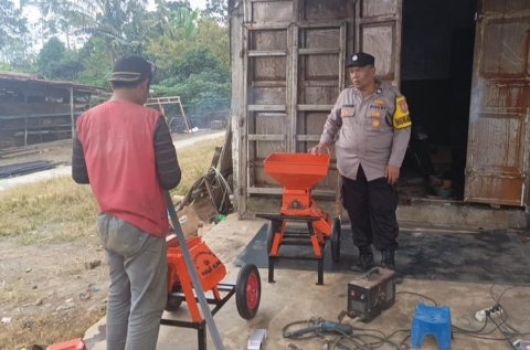 Polsek Padang Ulak Tanding Polres Rejang Lebong Polda Bengkulu Sambang Bersama babinkamtibmas Polsek  Padang Ulak Tanding lakukan Cooling System