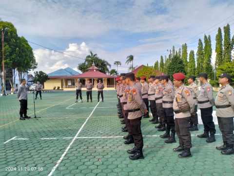 Pamatwil Kabupaten Bengkulu Utara Minta Personil BKO Harus Siap Setiap Saat 