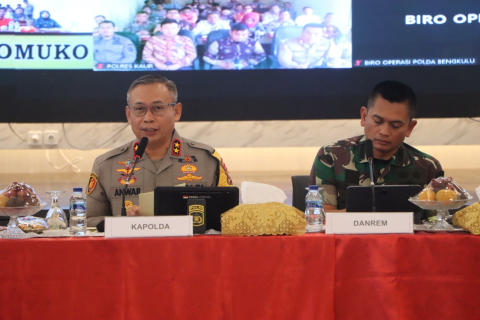 Kapolda Bengkulu Buka Rakor Lintas Sektoral Operasi Lilin Nala 2024