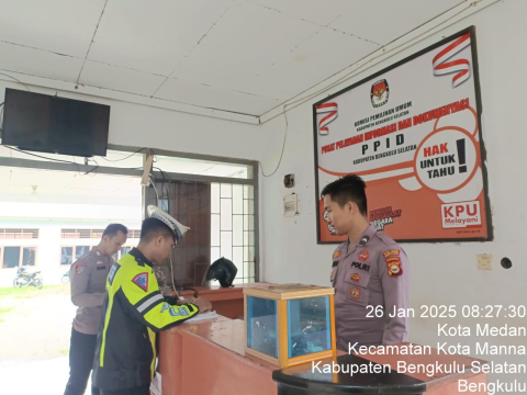 Sat Lantas Polres Bengkulu Selatan Gelar Patroli, Pengawalan, dan Pengaturan Lalu Lintas di Titik Rawan Kemacetan