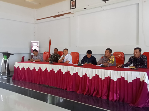 Kabag Ops Polres Lebong Hadiri Rapat Persiapan Penyambutan Bupati dan Wakil Bupati Lebong 2025-2030