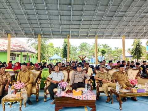 Polsek Pino Raya Berikan Dukungan pada Pembukaan Turnamen SMANPIRA CUP ke-XVI di SMAN 9 Bengkulu Selatan