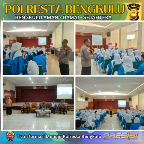 Polresta Bengkulu Gelar Sosialisasi Kenakalan Remaja di SMKS 16 Farmasi