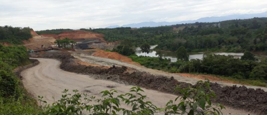 Suasana tambang batu bara PT Injatama Bengkulu Utara