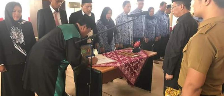 Pelantikan pejabat eselon III dan IV di lingkungan pemda