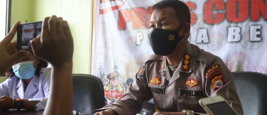 Kabid Humas Polda Bengkulu Kombes Pol Sudarno ShareFacebookTwitterWhatsApp