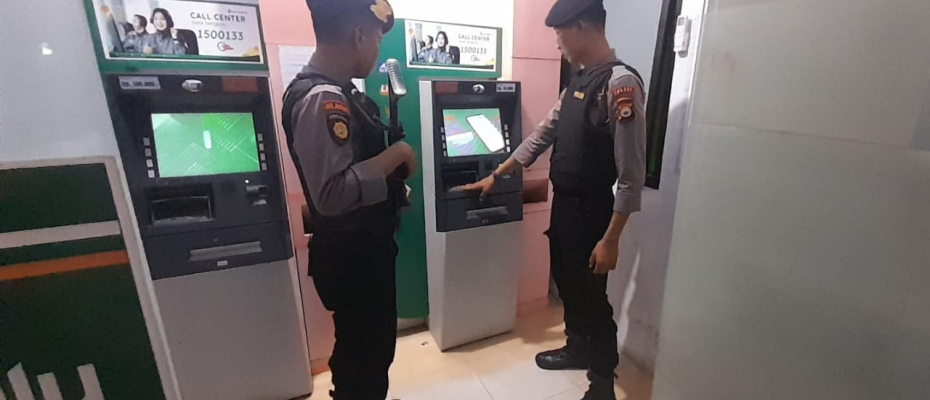 Cek Objek Vital, Sat Samapta Polres Kaur Patroli Dini Hari 