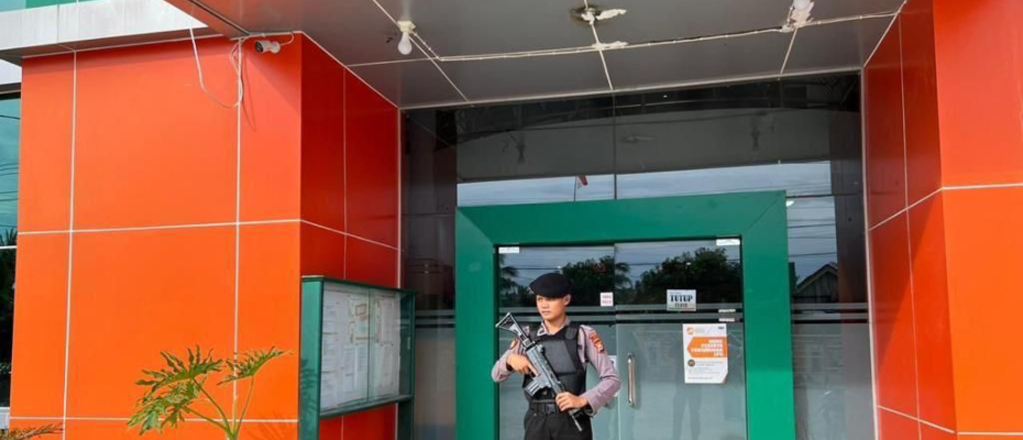 Personsel Sat Samapta Polres Kaur Patroli Objek Vital Antisipasi Gangguan Kamtibmas 